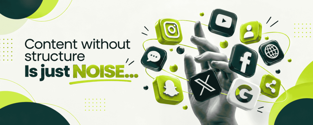 content without structure is just a noise