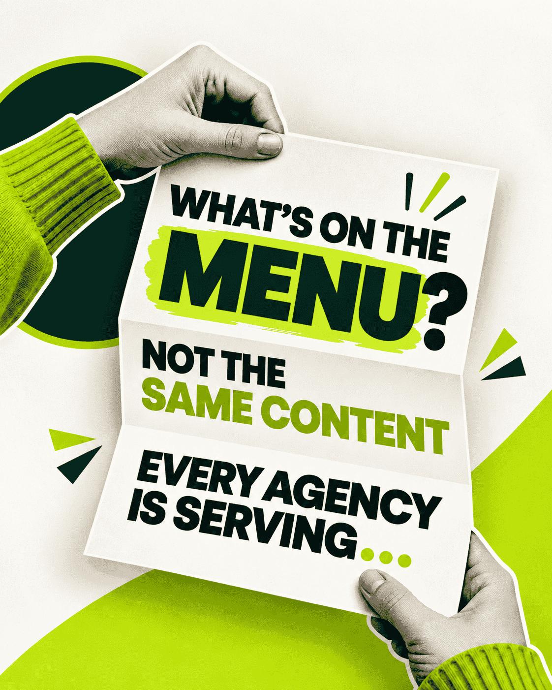 whats in the menu?